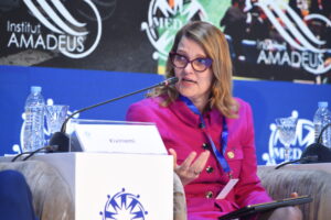 S.E. Mme Mari Kiviniemi, ancienne Première ministre de la République de Finlande